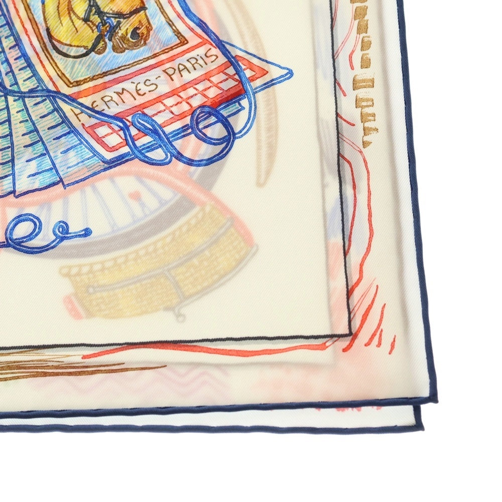 HERMES(エルメス) カレ90 スカーフ CHEVAL OSCOPE シルク マルチ レディース