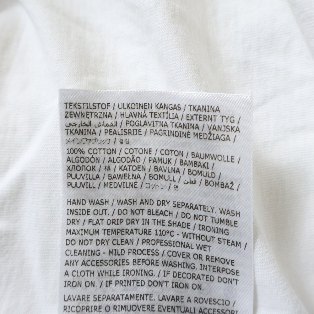 JIL SANDER +(ジルサンダープラス) ブランドロゴ刺繍 半袖Tシャツ カットソー ホワイト