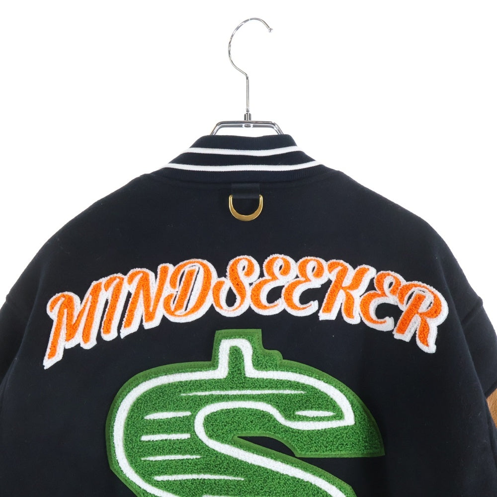MINDSEEKER(マインドシーカー) ×BILLIONAIRE BOYS CLUB STARTER JK スタータージャケット カウレザー ブラック/ブラウン