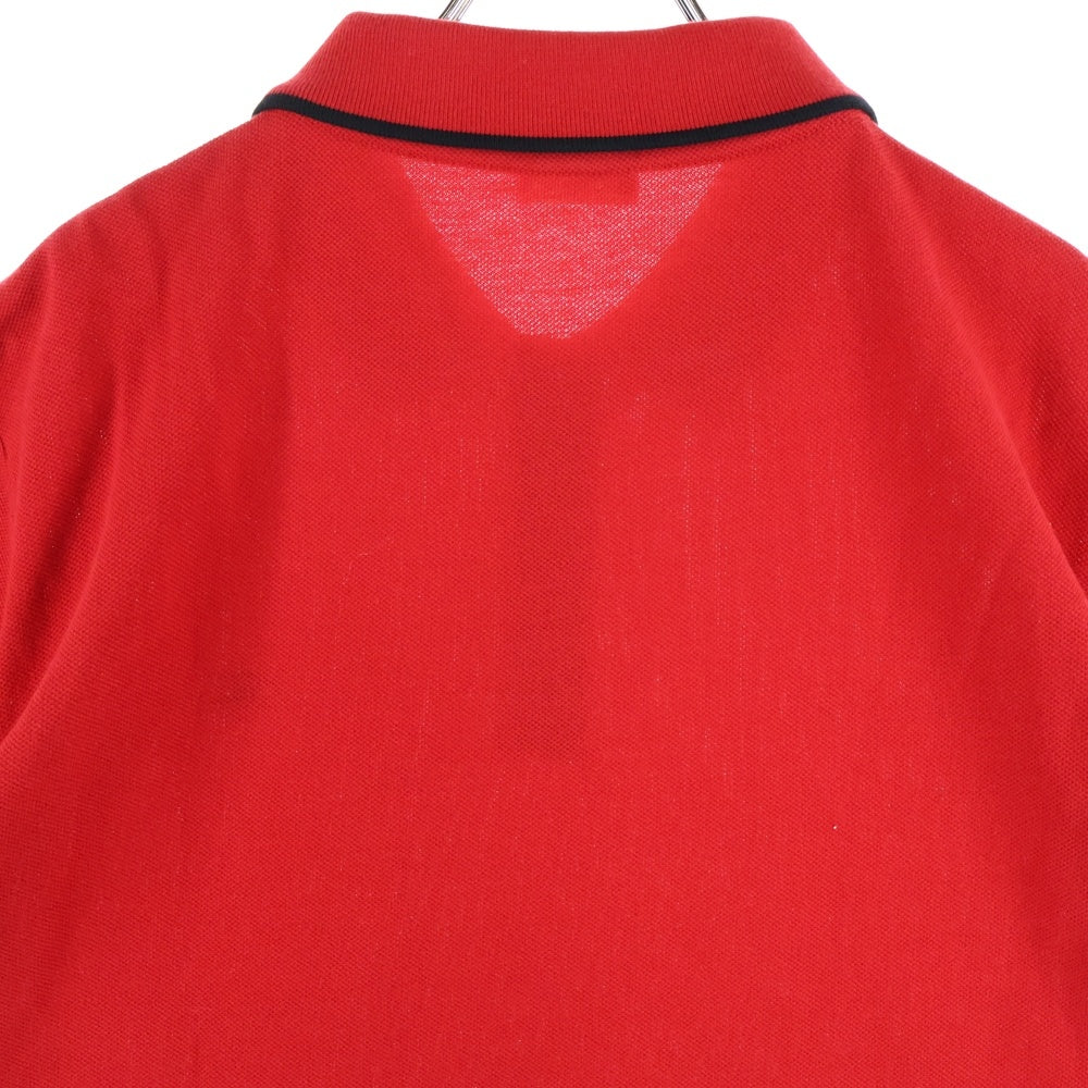 CELINE(セリーヌ) 20SS トリオンフロゴ刺繍 クラシック半袖ポロシャツ 2X136043F レッド