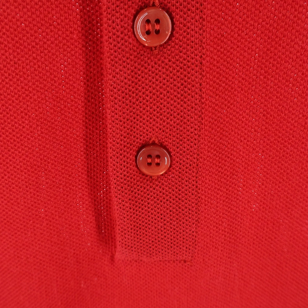 CELINE(セリーヌ) 20SS トリオンフロゴ刺繍 クラシック半袖ポロシャツ 2X136043F レッド