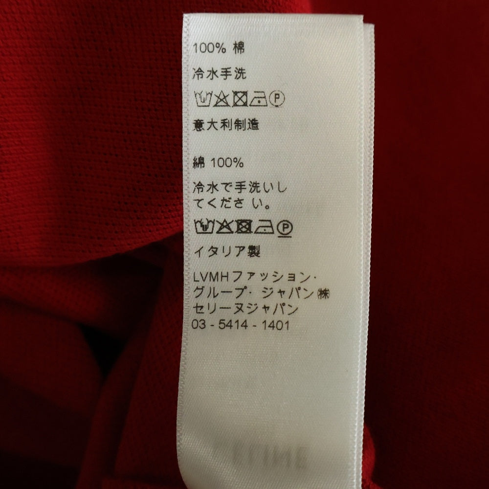 CELINE(セリーヌ) 20SS トリオンフロゴ刺繍 クラシック半袖ポロシャツ 2X136043F レッド