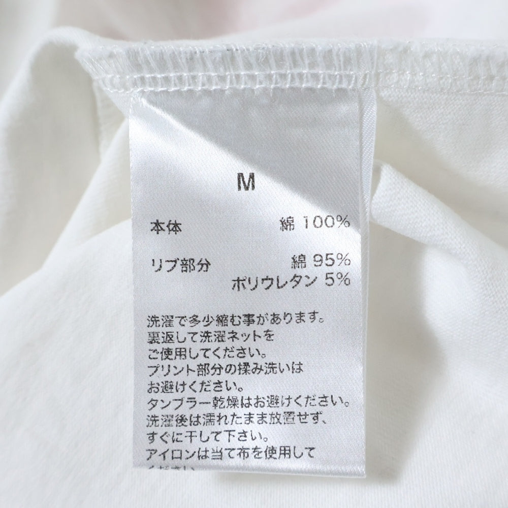 WOKE EDGE(ウォーク エッジ) Pussy Posse Tee フロントロゴプリント 半袖Tシャツ カットソー ホワイト