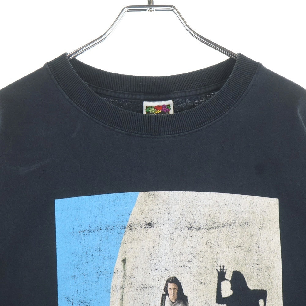 NO BRAND(ノーブランド) Weird Al Yankovic GALACTIC TOUR Tee アル ヤンコビック フロントプリント ツアーTシャツ 半袖 カットソー ブラック