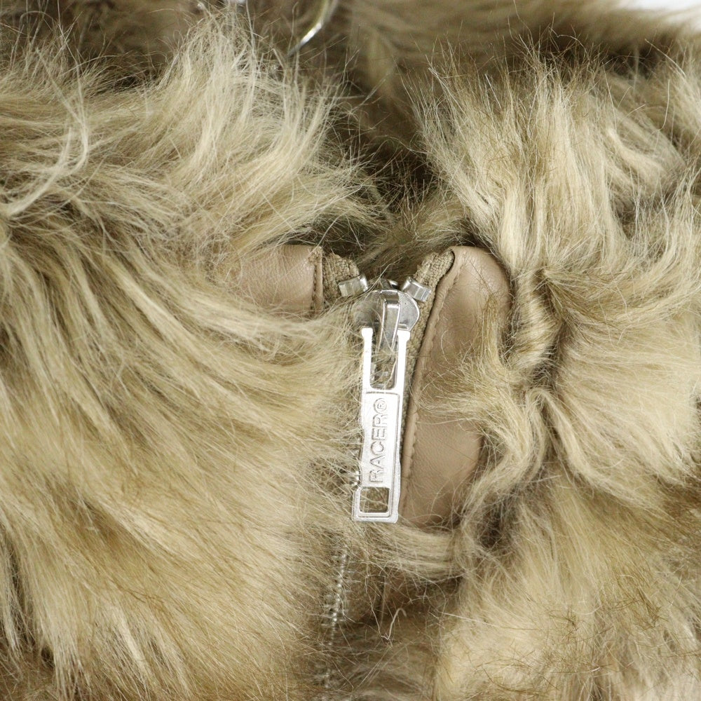 RACER WORLDWIDE(レーサーワールドワイド) Fur Coat ファーコート ブラウン