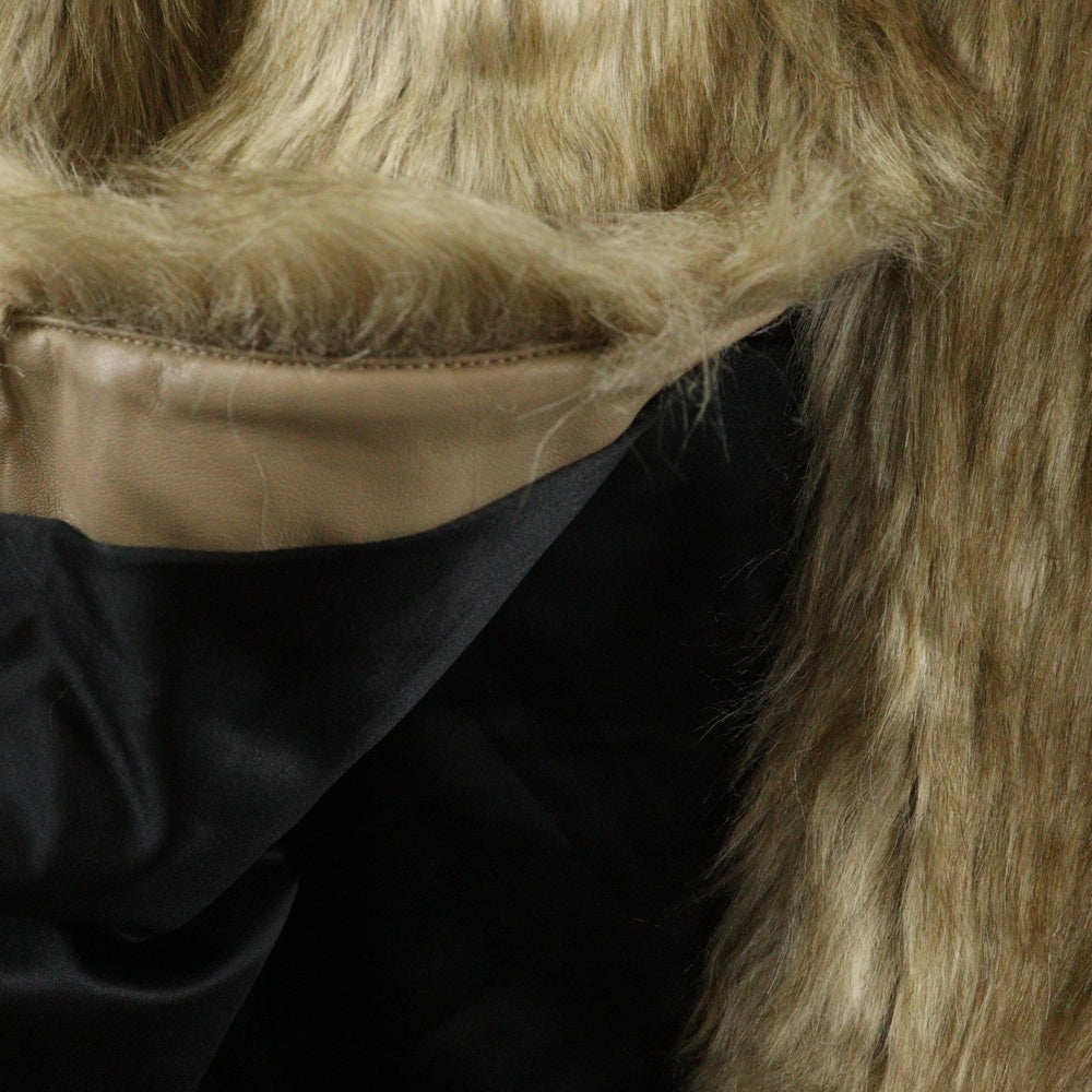 RACER WORLDWIDE(レーサーワールドワイド) Fur Coat ファーコート ブラウン