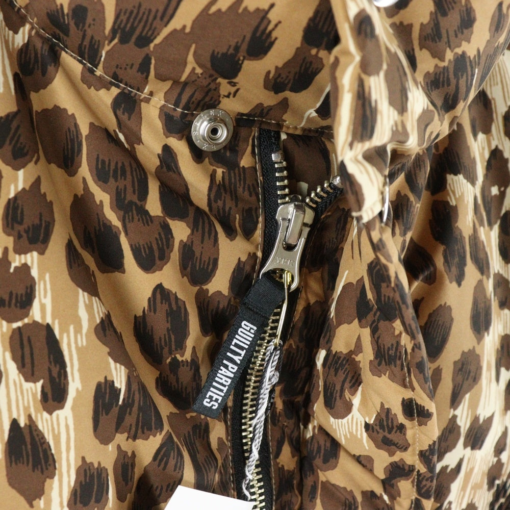 WACKO MARIA(ワコマリア) 25AW×NANGA LEOPARD DOWN JACKET ナンガ レオパード ダウンジャケット ベージュ 25FW-WMO-NA02