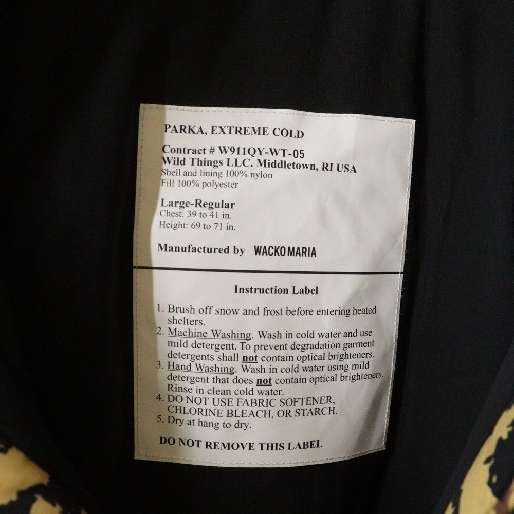 WACKO MARIA(ワコマリア) 25AW×WILD THINGS LEOPARD HAPPY JACKET ワイルドシングス レオパード ハッピー ジャケット ベージュ 25FW-WMO-WT02