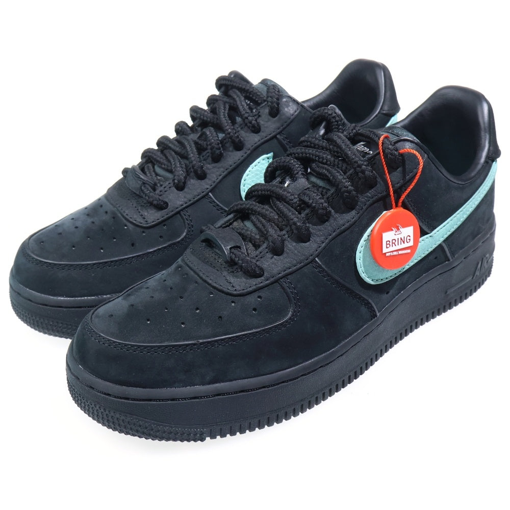 NIKE(ナイキ) ×TIFFANY&CO AIR FORCE 1 LOW 1837 BLACK DZ1382-001 ティファニー エアフォース1 ローカットスニーカー シューズ ブルー/ブラック US6.5/24.5cm