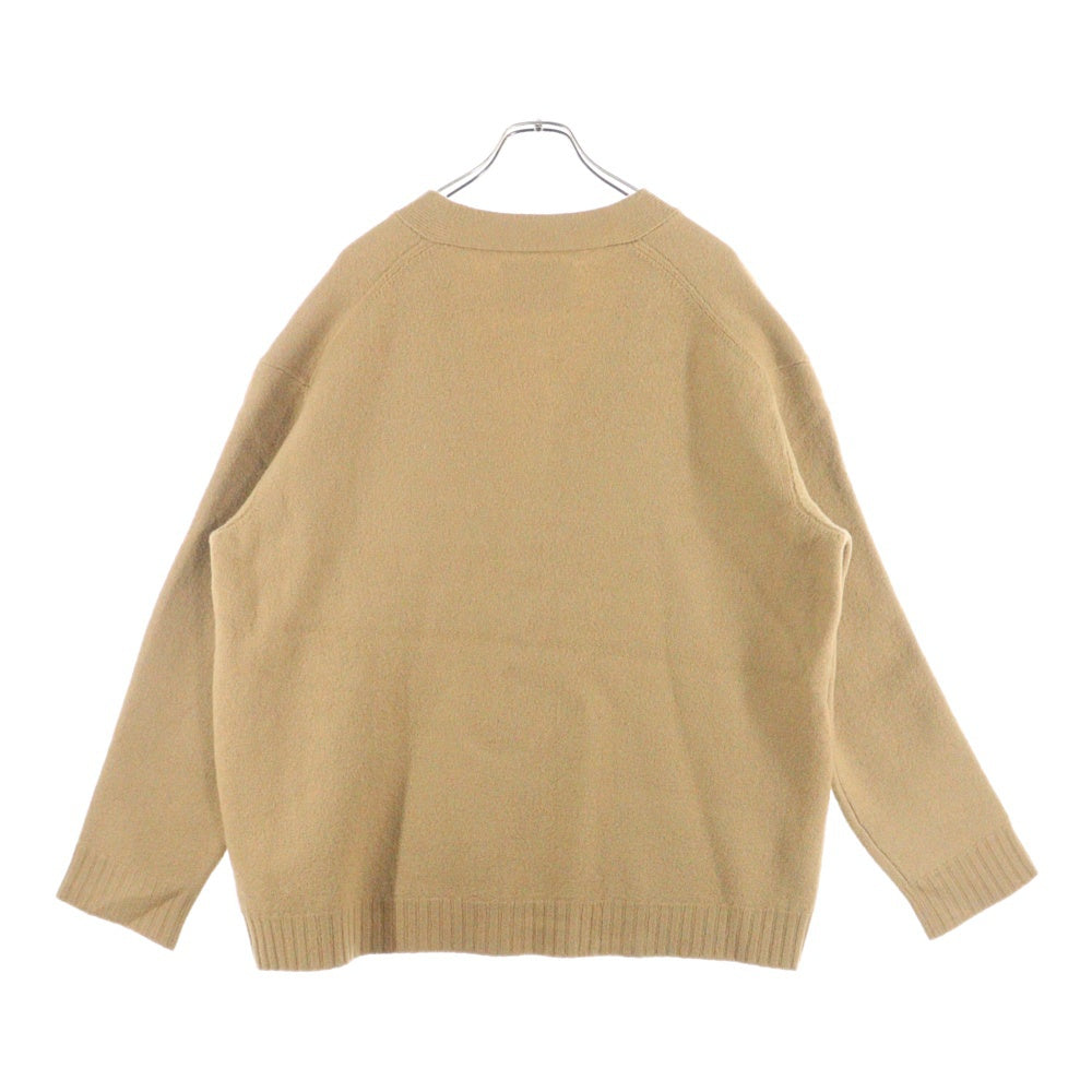 JIL SANDER(ジルサンダー) 22AW ダブルフェイスウールカーディガン ブラウン J21GP0058