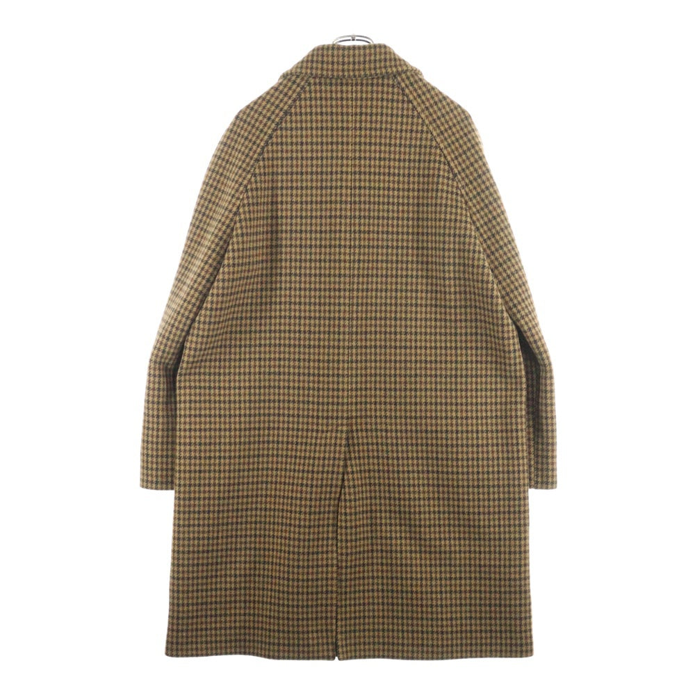 CELINE(セリーヌ) 21AW エディ期 千鳥格子 ウール チェスターコート ブラウン 2M279673K
