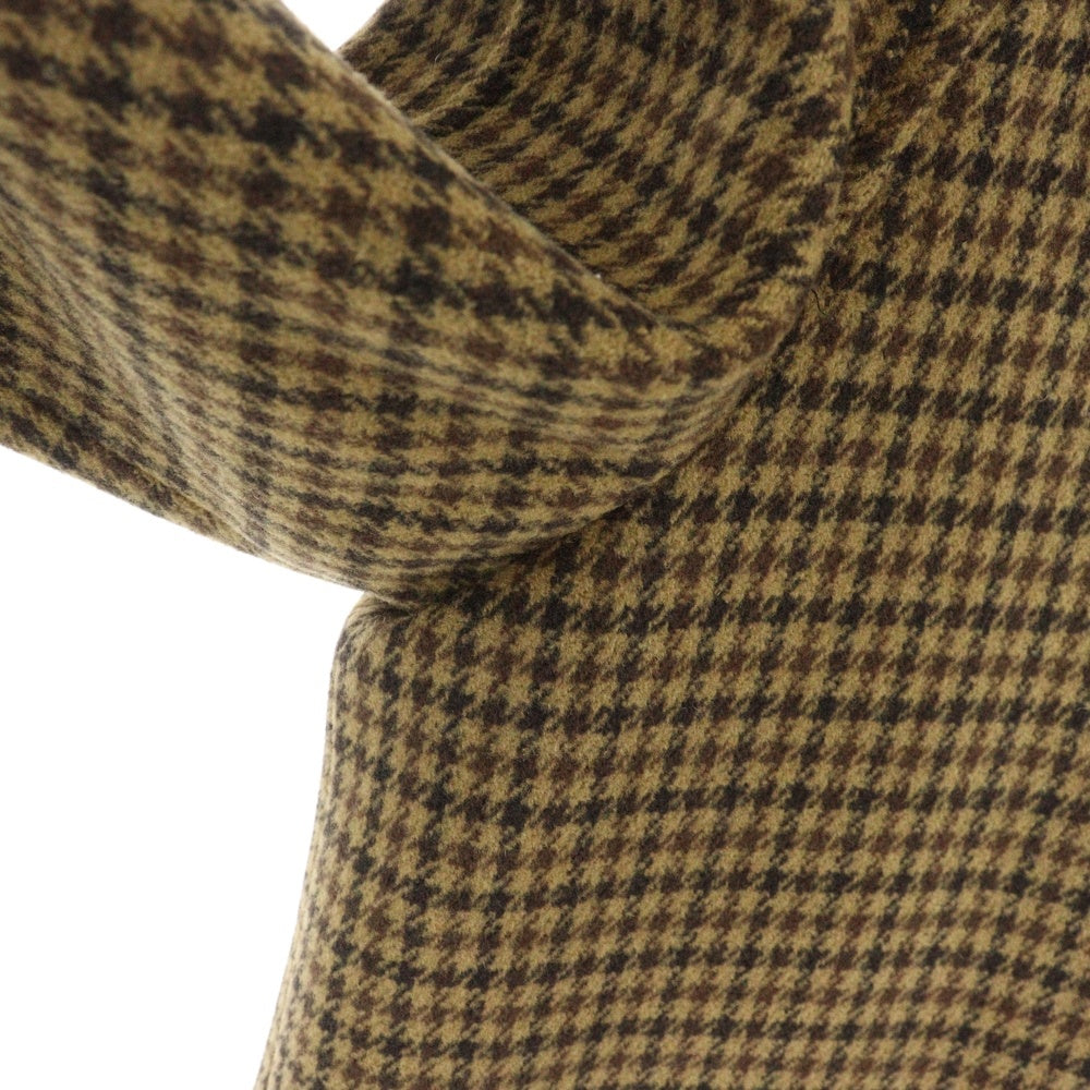 CELINE(セリーヌ) 21AW エディ期 千鳥格子 ウール チェスターコート ブラウン 2M279673K