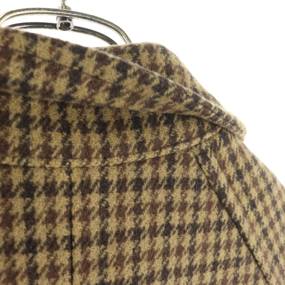 CELINE(セリーヌ) 21AW エディ期 千鳥格子 ウール チェスターコート ブラウン 2M279673K