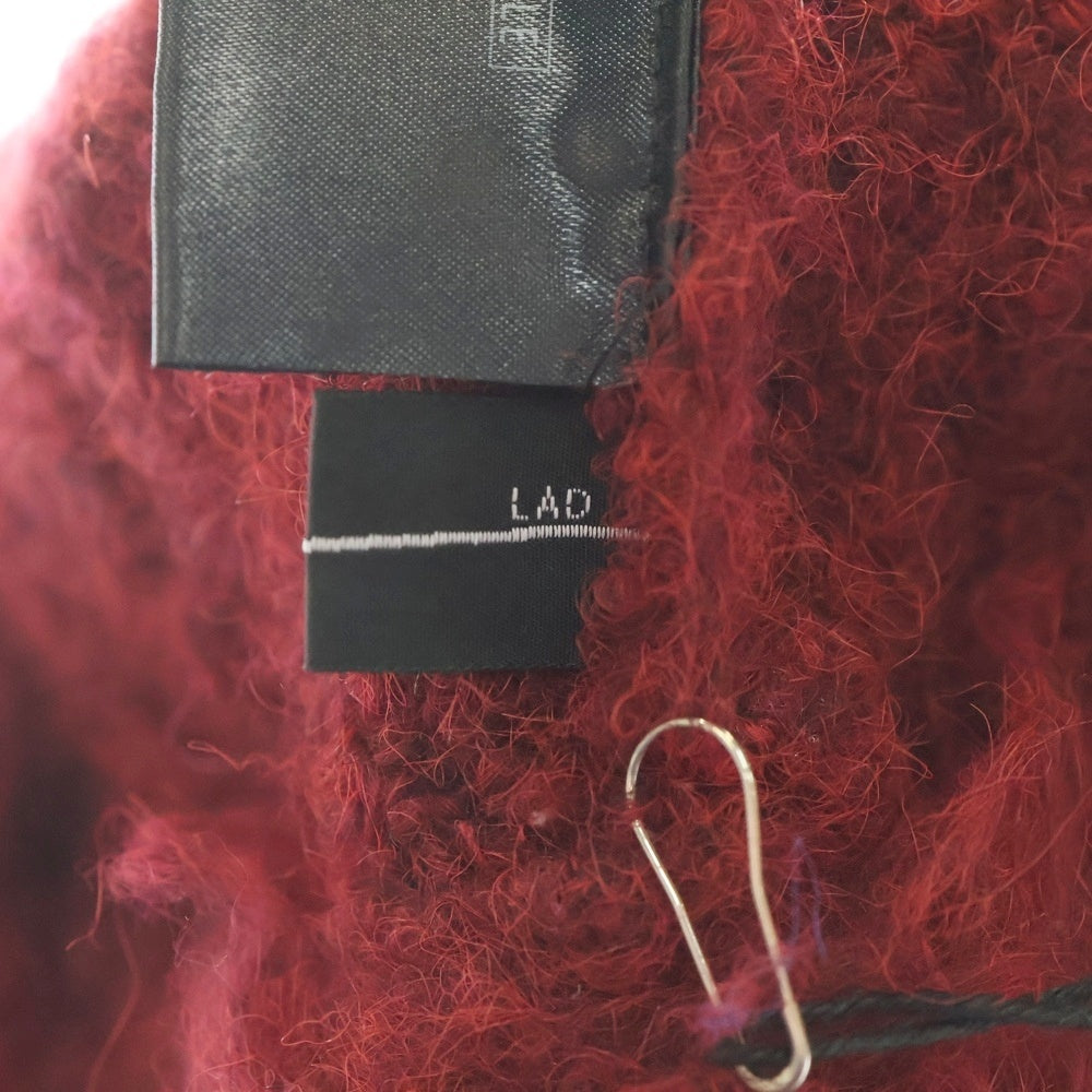 LAD MUSICIAN(ラッドミュージシャン) 25AW Shaggy Knit Devil Cap シャギーニットキャップ レッド 2225-023