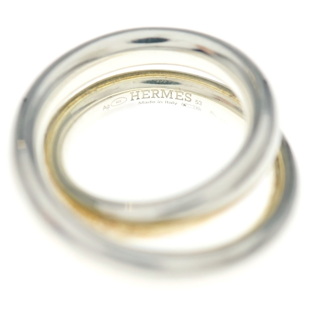 HERMES(エルメス) Vertige GM ヴェルティージュ リング シルバー Ag925 レディース