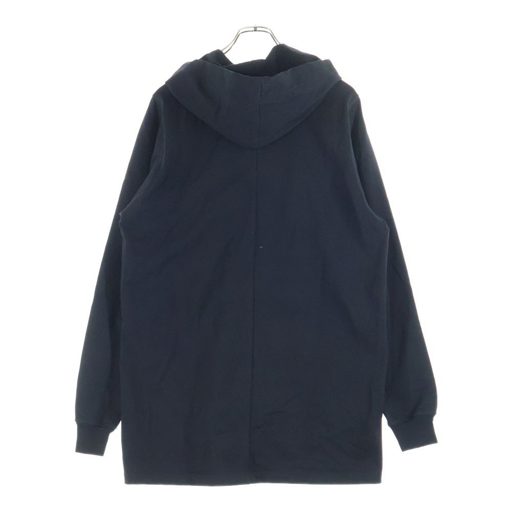 【Rick Owens】2019AW フェイクレザー加工 フーディー パーカー Rick Owens(リックオウエンス) 19AW HEAVY JERSEY HOODIE RU19F4285-BA