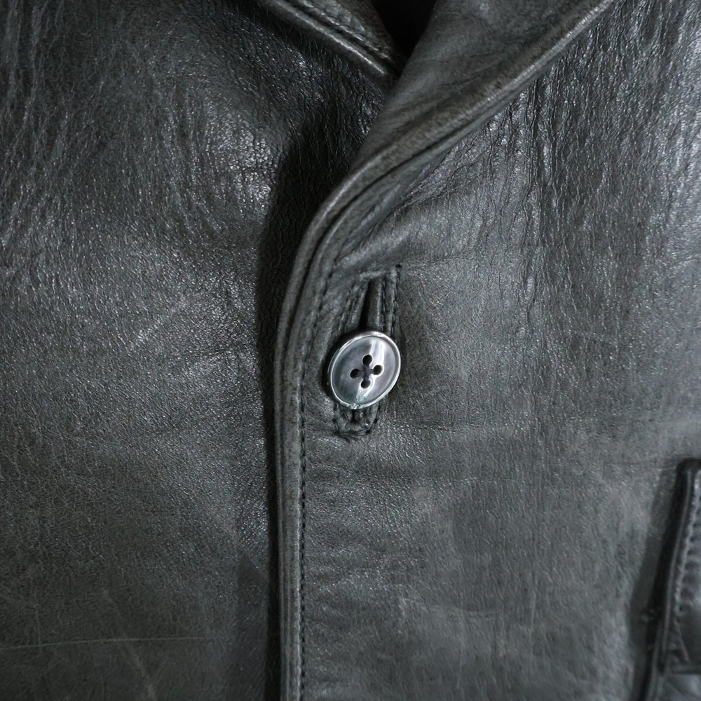 VINTAGE(ヴィンテージ) 【Attractions】Horsehide Leather Jacket 馬革 レザージャケット ブラック