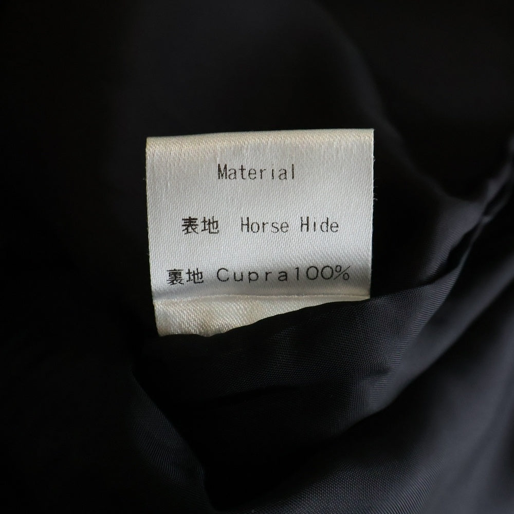 VINTAGE(ヴィンテージ) 【Attractions】Horsehide Leather Jacket 馬革 レザージャケット ブラック