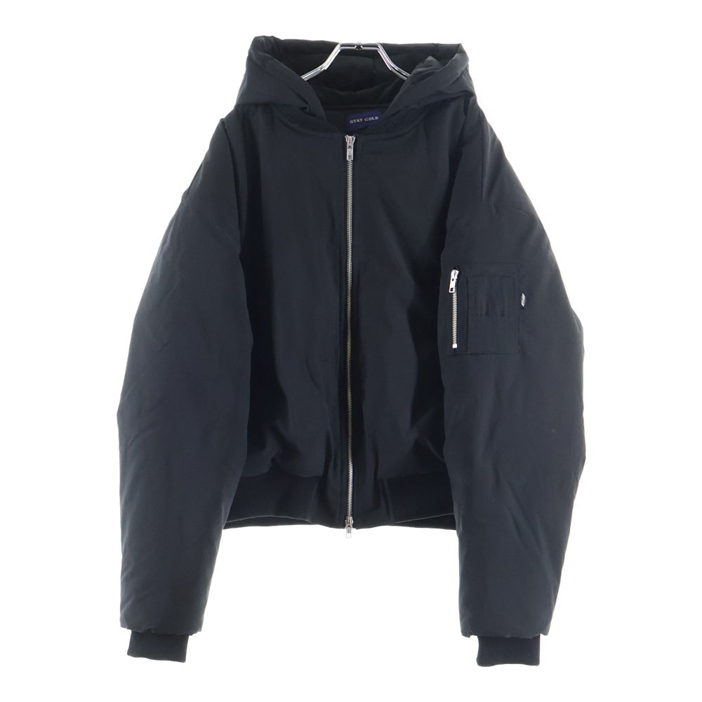 STAYGOLD(ステイゴールド) Hooded Short MA-1 フーデット ショートMA-1 ブラック