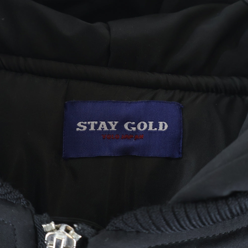 STAYGOLD(ステイゴールド) Hooded Short MA-1 フーデット ショートMA-1 ブラック