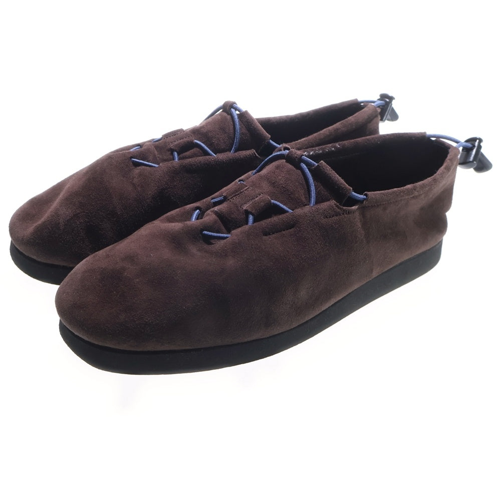 AURALEE(オーラリー) 22AW LAMB SUEDE CORD SHOES スウェードシューズ ダークブラウン A22AS02FT