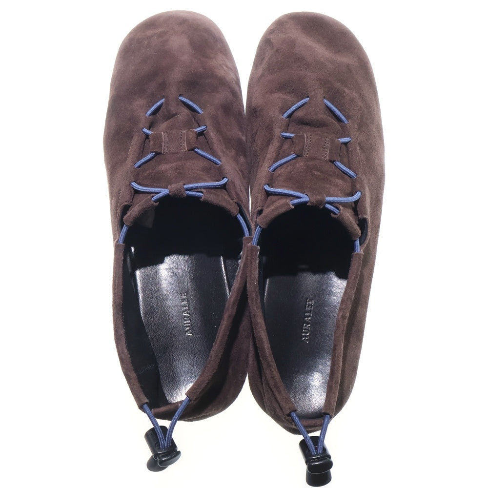 AURALEE(オーラリー) 22AW LAMB SUEDE CORD SHOES スウェードシューズ