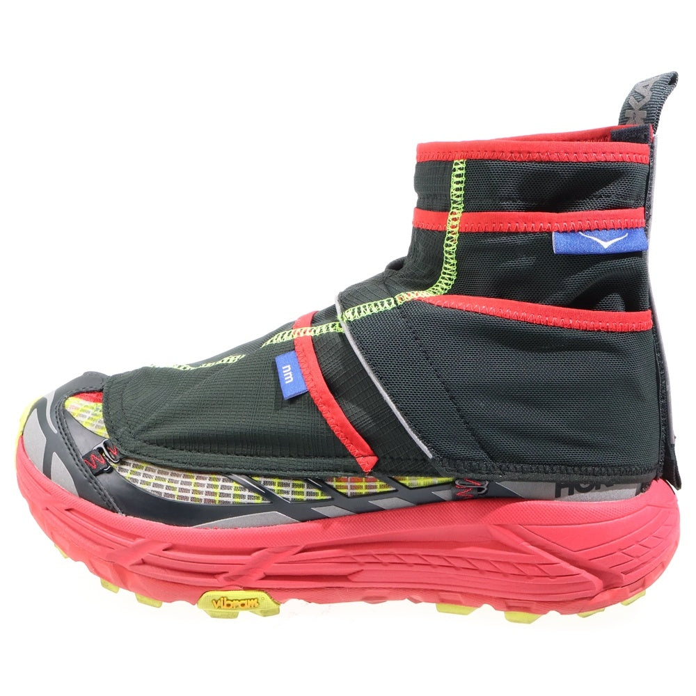HOKA ONE ONE(ホカオネオネ) ×Nicole McLaughlin MAFATE SPEED THREE2 ニコル マクラフリン マファテ スピード スリー2 2WAYスニーカー ブラック/レッド US8.5/26.5cm 1153931