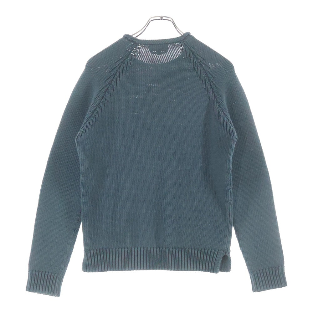 HERMES(エルメス) ローゲージ コットン プルオーバーセーター ダークグリーン