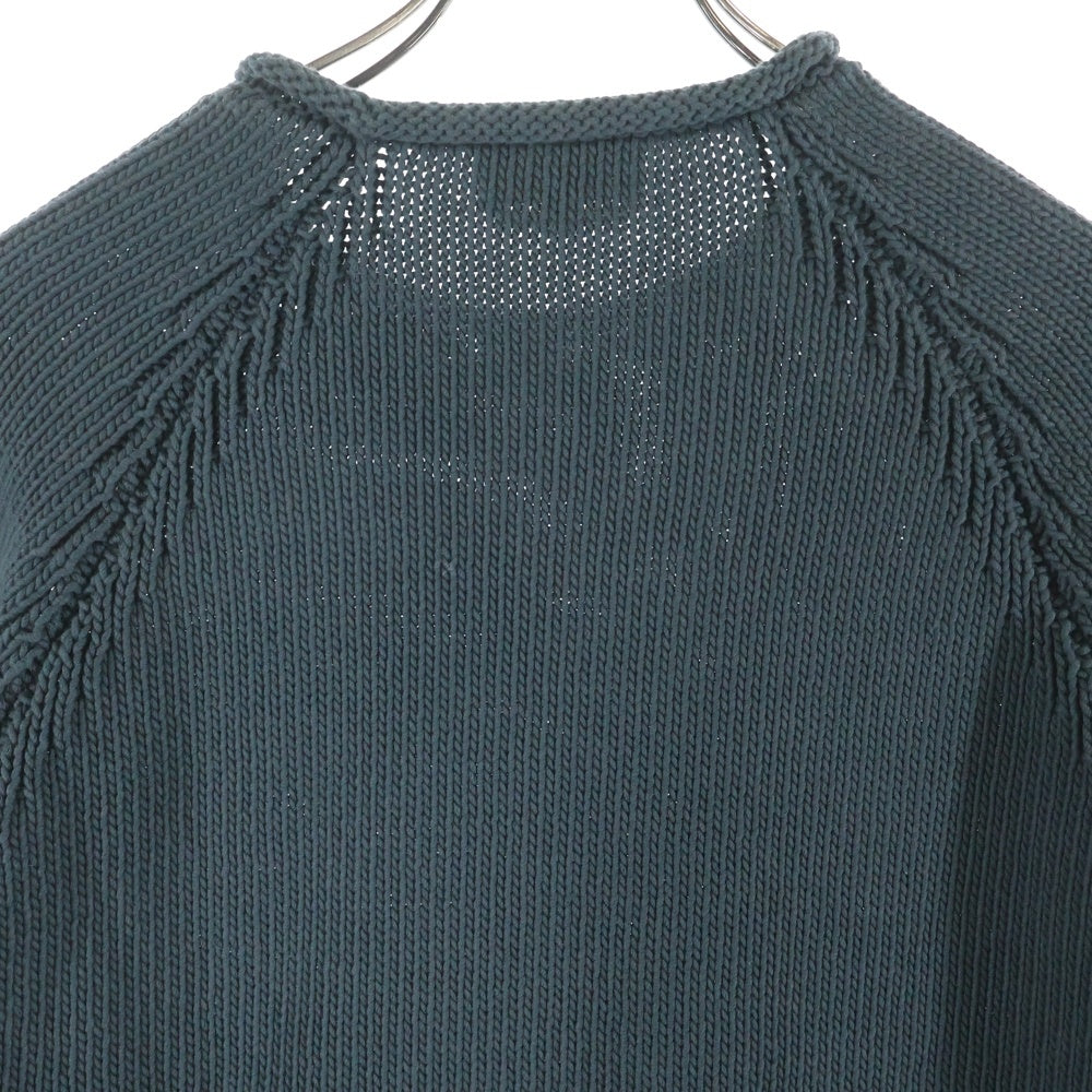 HERMES(エルメス) ローゲージ コットン プルオーバーセーター ダークグリーン