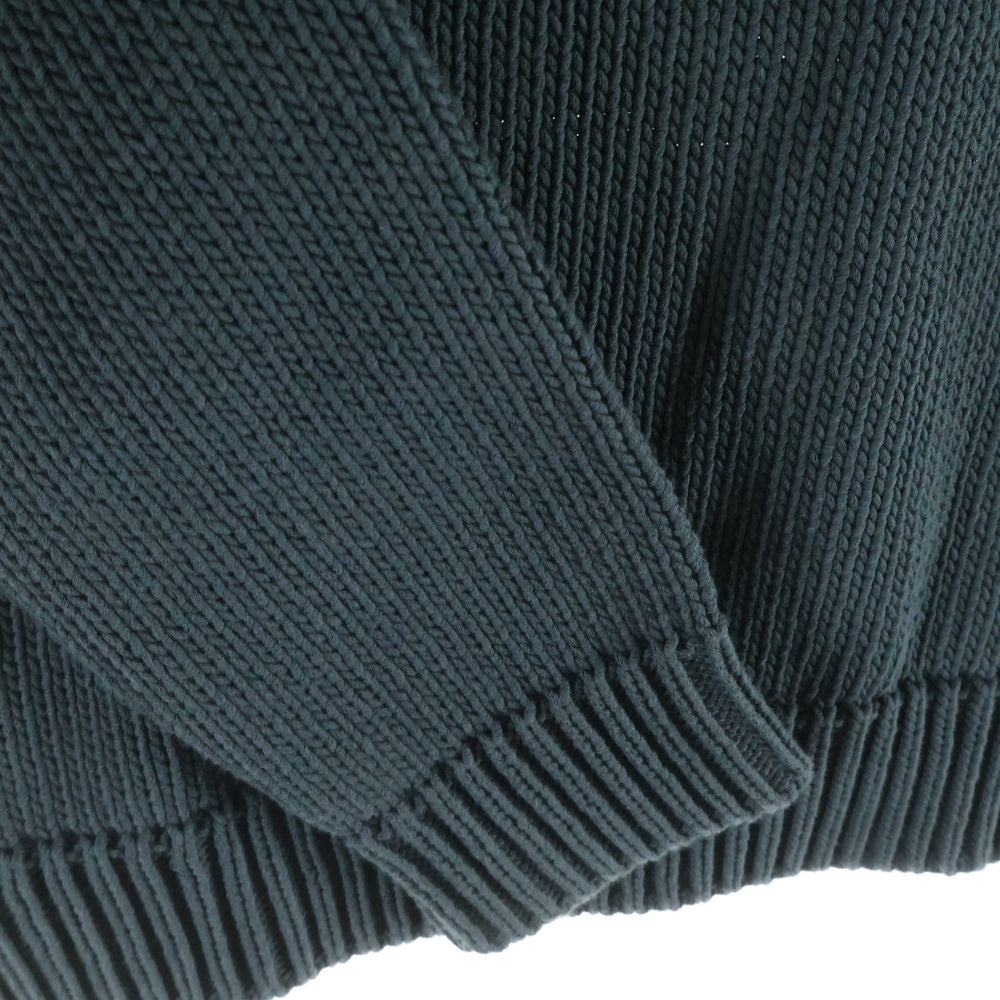 HERMES(エルメス) ローゲージ コットン プルオーバーセーター ダークグリーン