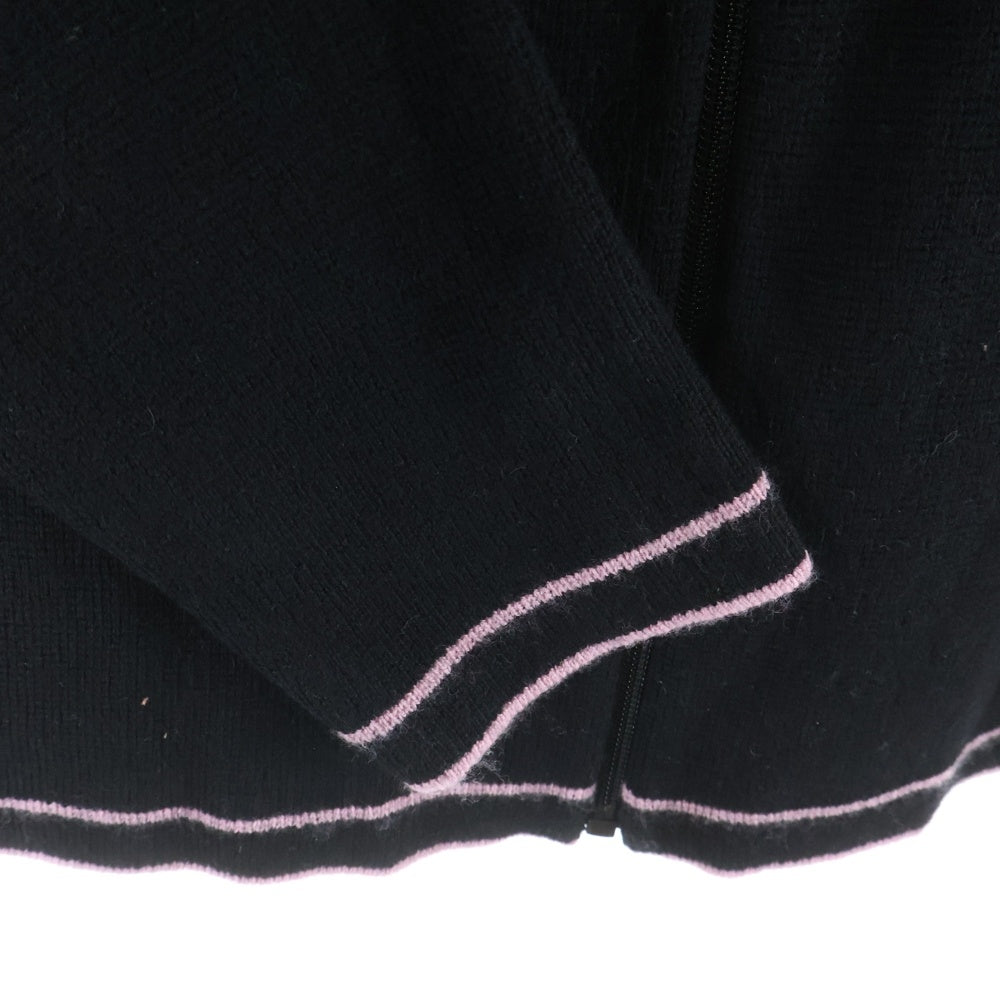 SUPREME(シュプリーム) 24AW Zip Up Polo Sweater ジップアップ ポロ スウェット セーター ブラック