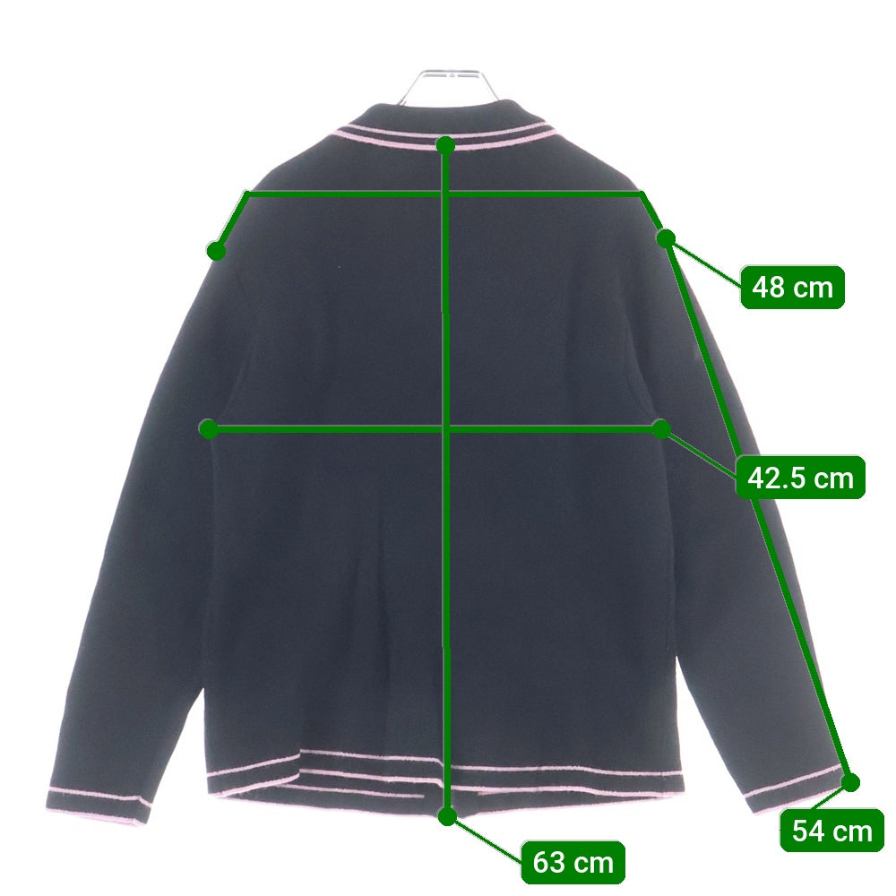 SUPREME(シュプリーム) 24AW Zip Up Polo Sweater ジップアップ ポロ スウェット セーター ブラック