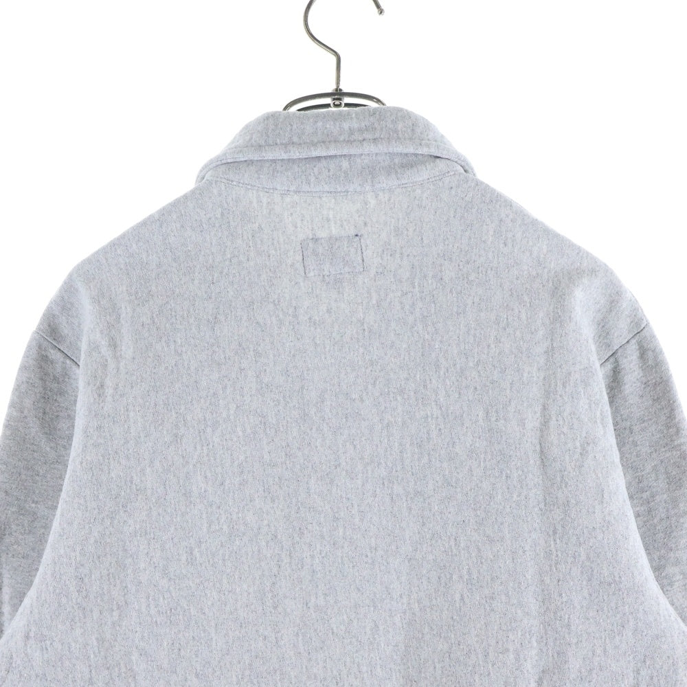 NOAH(ノア) ロゴ刺繍 ハーフジップスウェット グレー 20-070-122-0007-3-0