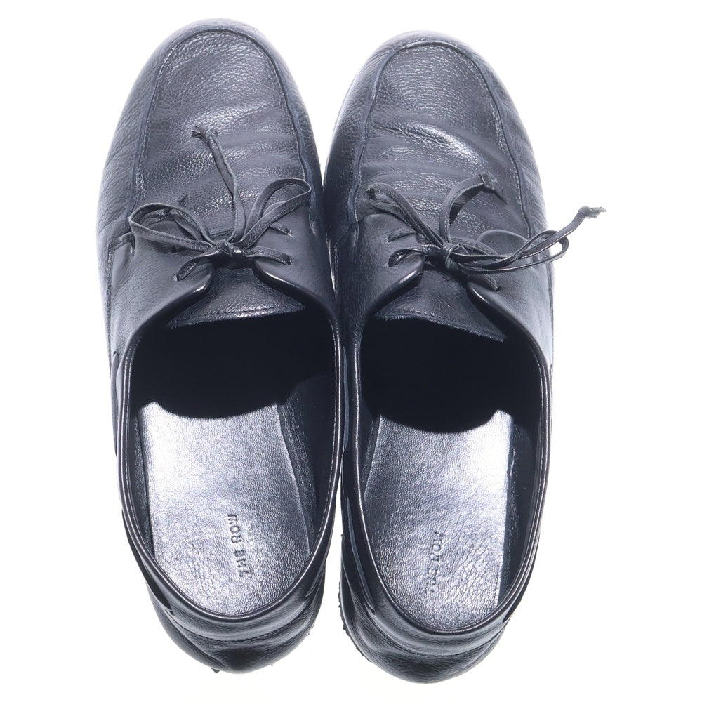 THE ROW(ザロウ) SAILOR LOAFER レザー ローカットシューズ ローファー ブラック