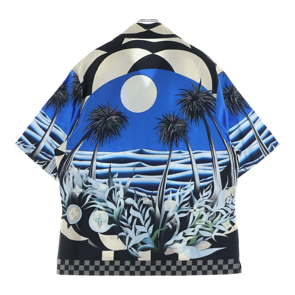 LOUIS VUITTON(ルイヴィトン) 24AW プリントショートスリーブ半袖シャツ ブルー RM242MM KJA HRS12W