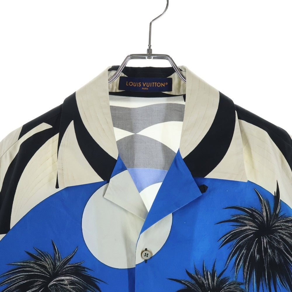 LOUIS VUITTON(ルイヴィトン) 24AW プリントショートスリーブ半袖シャツ ブルー RM242MM KJA HRS12W