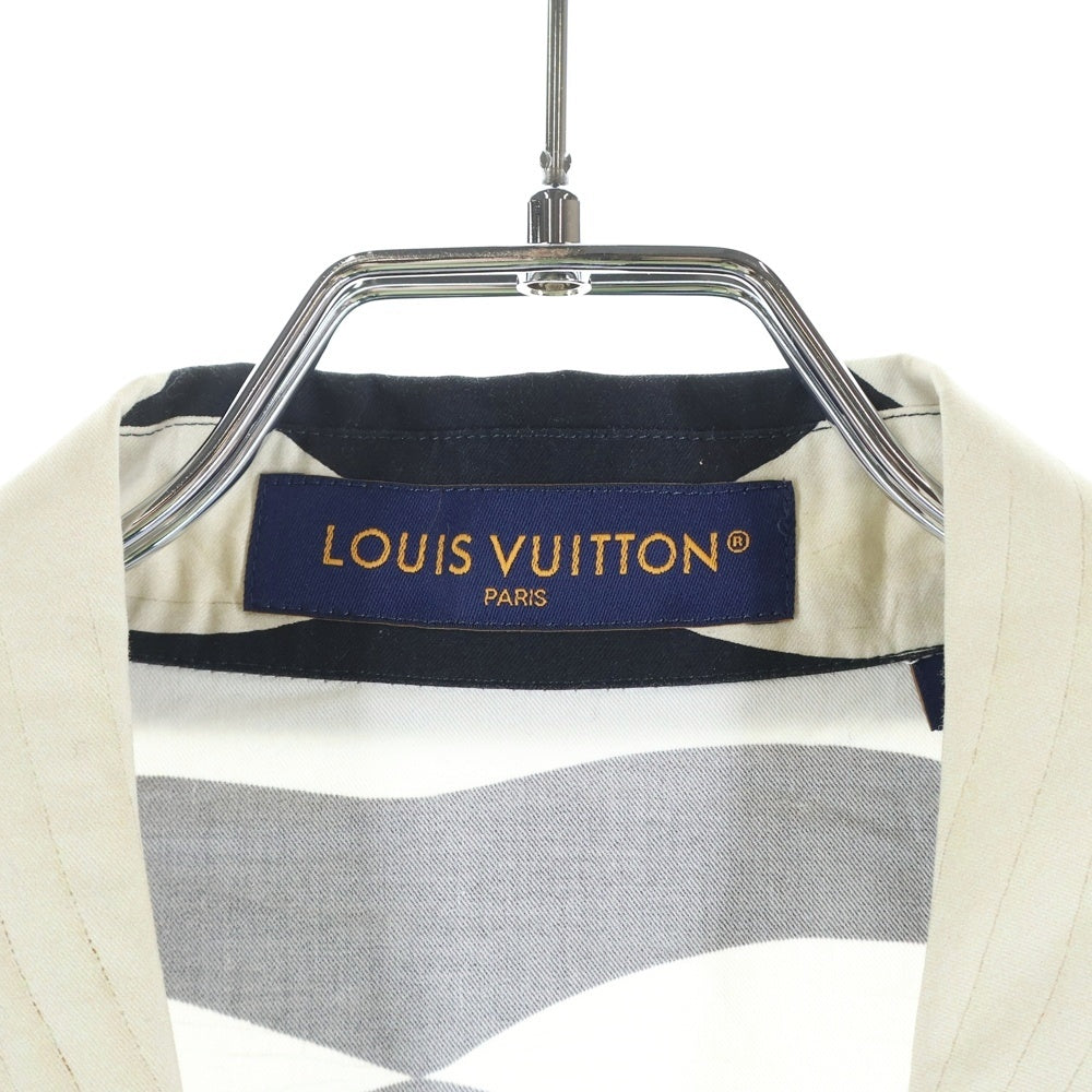 LOUIS VUITTON(ルイヴィトン) 24AW プリントショートスリーブ半袖シャツ ブルー RM242MM KJA HRS12W