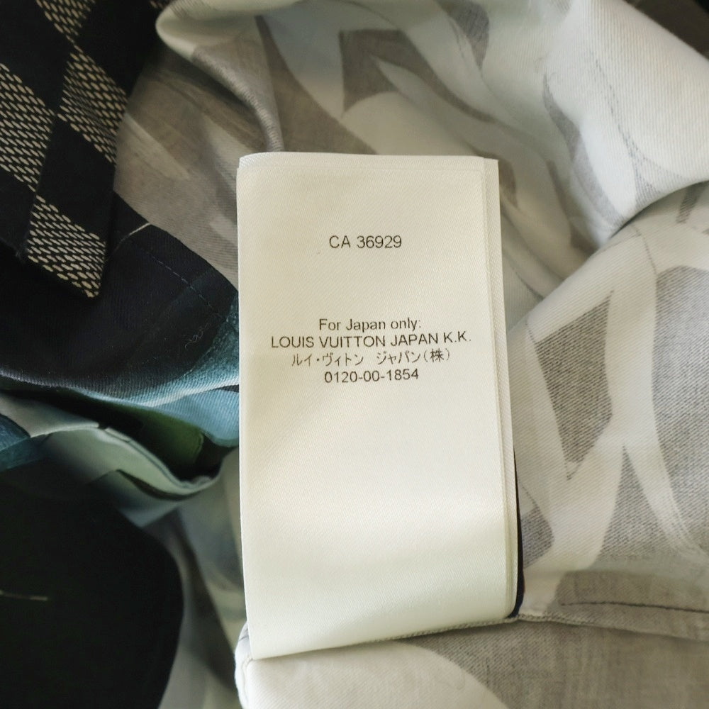 LOUIS VUITTON(ルイヴィトン) 24AW プリントショートスリーブ半袖シャツ ブルー RM242MM KJA HRS12W