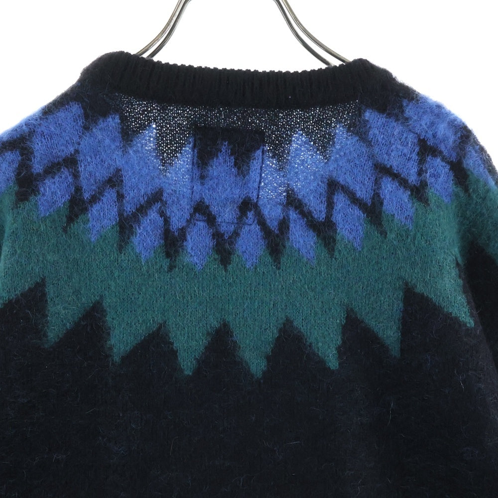 CHALLENGER(チャレンジャー) 25AW NATIVE ARROW C/N SWEATER ネイティブ柄 クルーネックニットセーター マルチ CLG-KN 025-009