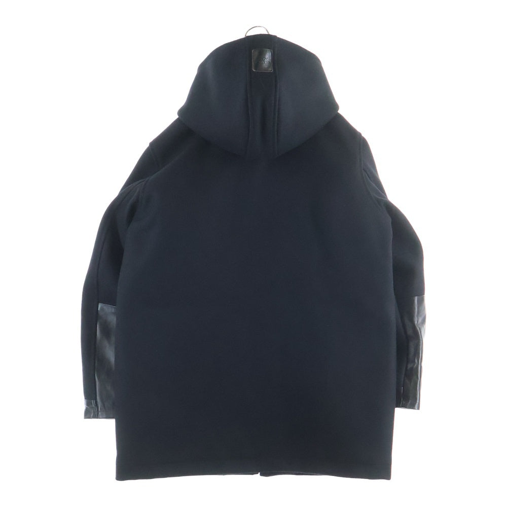 SUBCULTURE(サブカルチャー) WOOL MARINE PARKA ジップアップ ウールパーカー ジャケット ブラック SCJK-A2503
