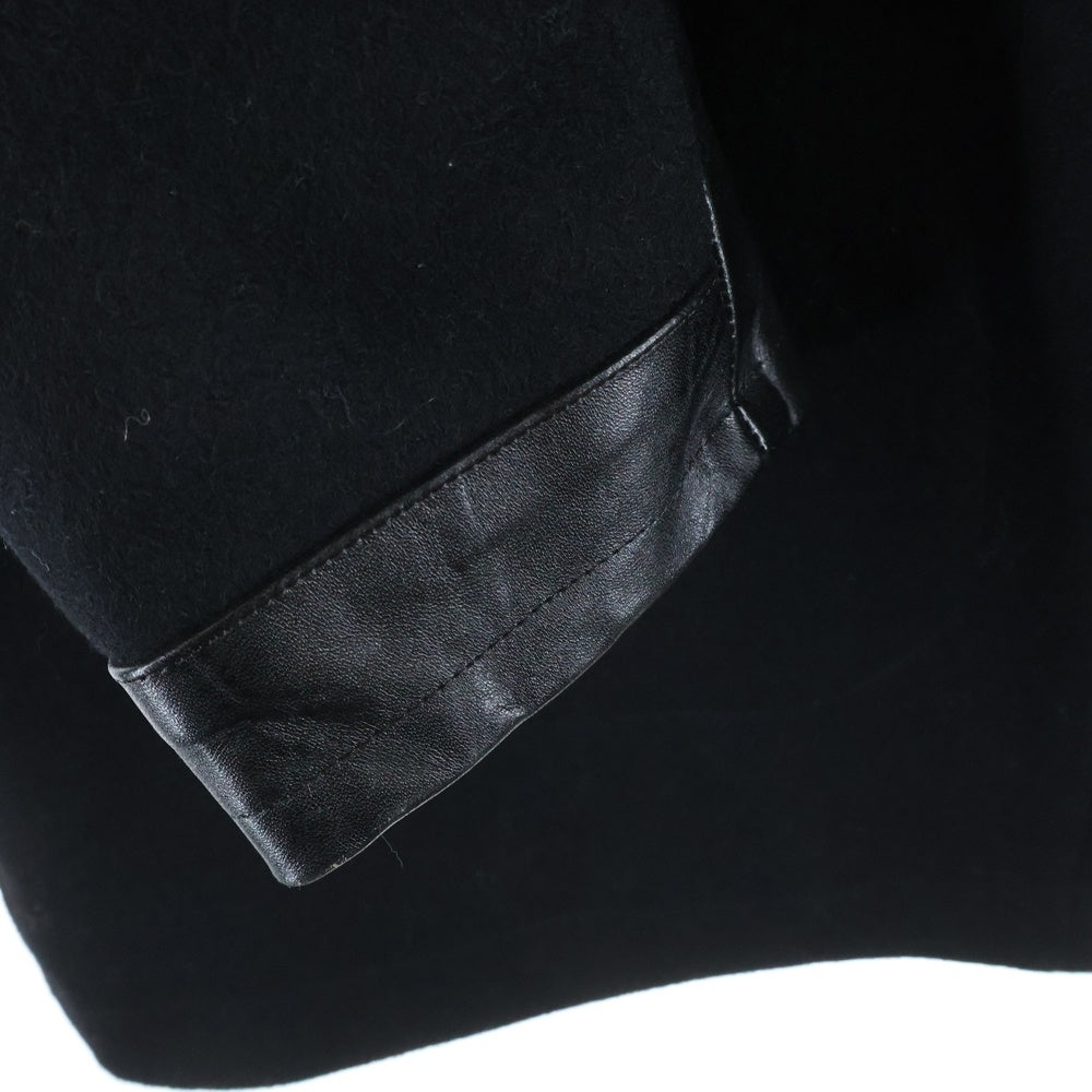 SUBCULTURE(サブカルチャー) WOOL MARINE PARKA ジップアップ ウールパーカー ジャケット ブラック SCJK-A2503