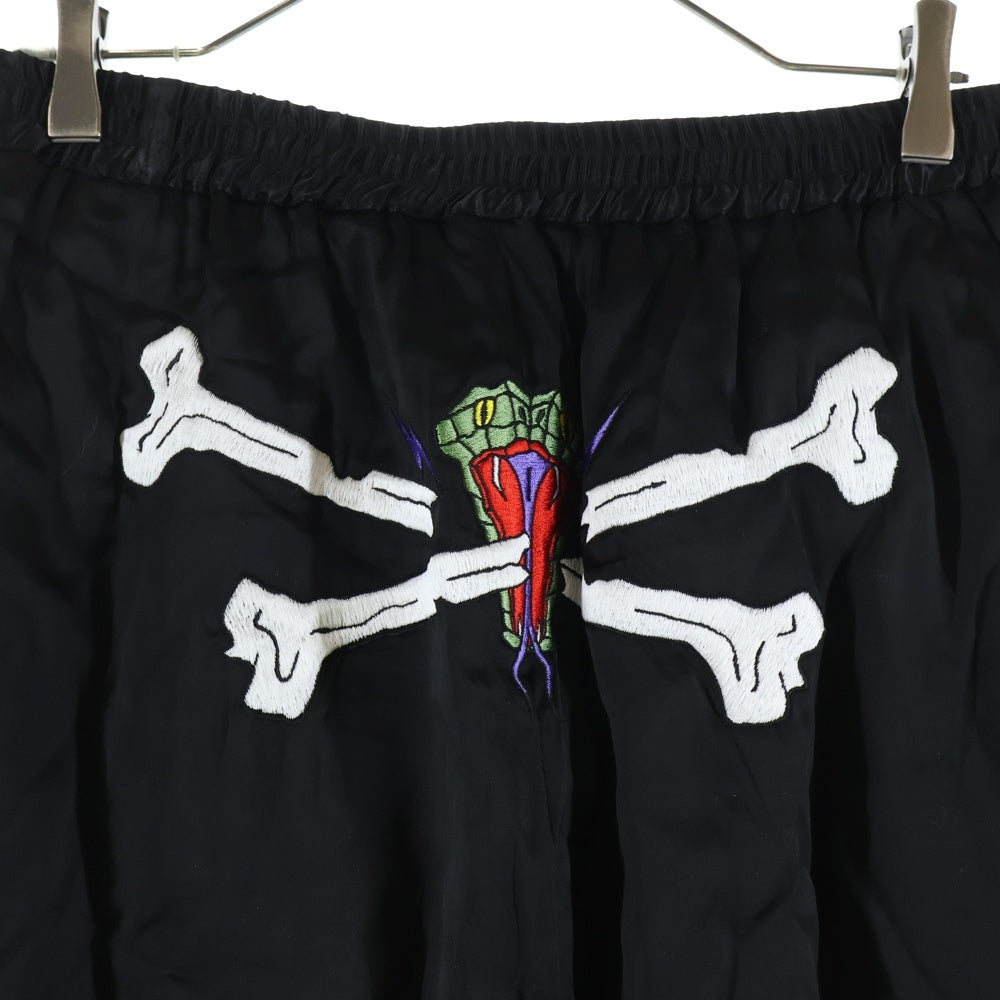 WACKO MARIA(ワコマリア) ×WOLF'S HEAD SKA PANTS ウルフズ ヘッド スカ パンツ ブラック/ピンク WOLFSHEAD-WM-PT29