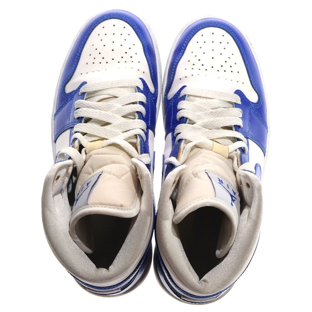 NIKE(ナイキ) Air Jordan 1 Mid Kentucky Blue BQ6472-104 エアジョーダン1 ケンタッキーブルー ミッドカットスニーカー US7/24.0cm ブルー/ホワイト レディース