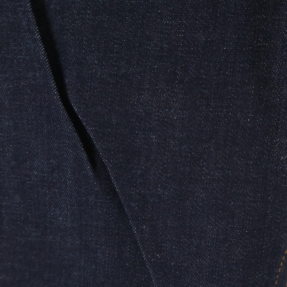 BURBERRY BLACK LABEL(バーバリー ブラックレーベル) ロゴ刺繍 ストレートデニムパンツ BMS05-010-28 インディゴ