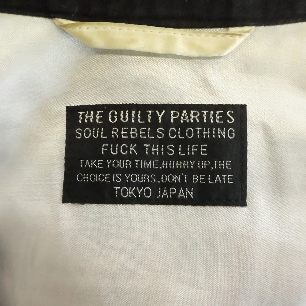 WACKO MARIA(ワコマリア) VIETNAM JACKET SMOKE EVERYDAY ロゴ刺繍 スモークエブリデイ ベトナムジャケット ブラック