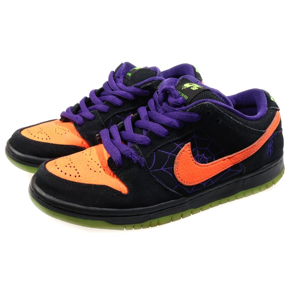 NIKE SB(ナイキエスビー) DUNK LOW NIGHT OF MISCHIEF BQ6817-006 ダンクロー ナイトオブミスチーフ ローカットスニーカー ブラック/オレンジ US6/24.0cm