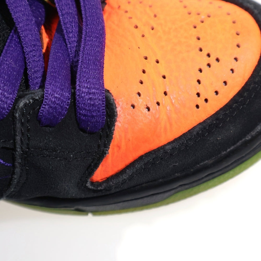 NIKE SB(ナイキエスビー) DUNK LOW NIGHT OF MISCHIEF BQ6817-006 ダンクロー ナイトオブミスチーフ ローカットスニーカー ブラック/オレンジ US6/24.0cm
