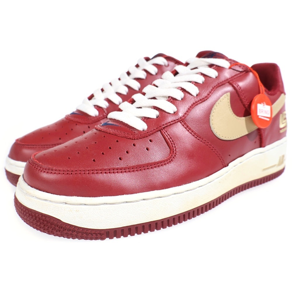 NIKE(ナイキ) 【観賞用】×LeBron James Air Force 1 Low Varsity Crimson 306353-671 レブロンジェームス エアフォース1 ロー ローカットスニーカー レッド US9/27cm