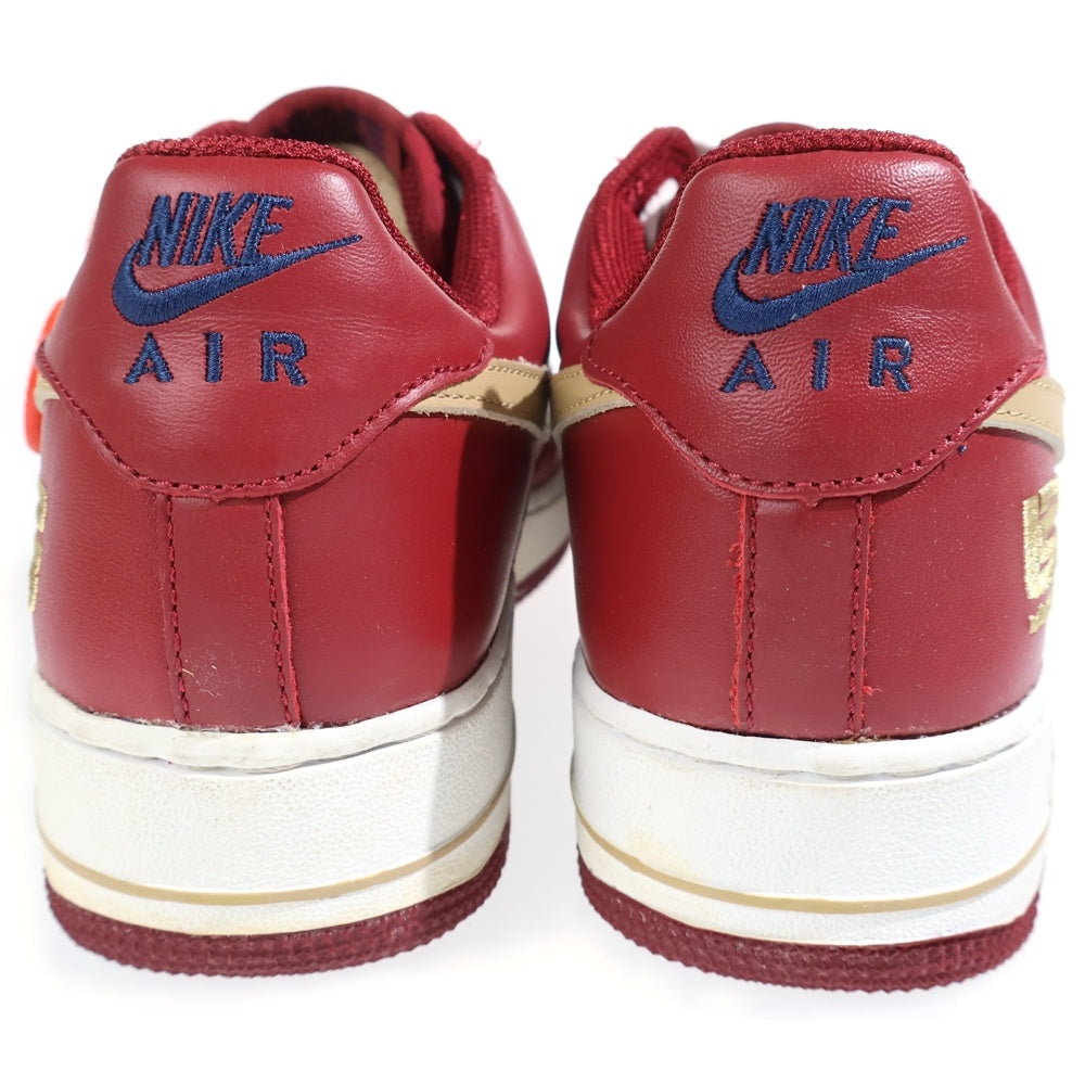 NIKE(ナイキ) 【観賞用】×LeBron James Air Force 1 Low Varsity Crimson 306353-671 レブロンジェームス エアフォース1 ロー ローカットスニーカー レッド US9/27cm