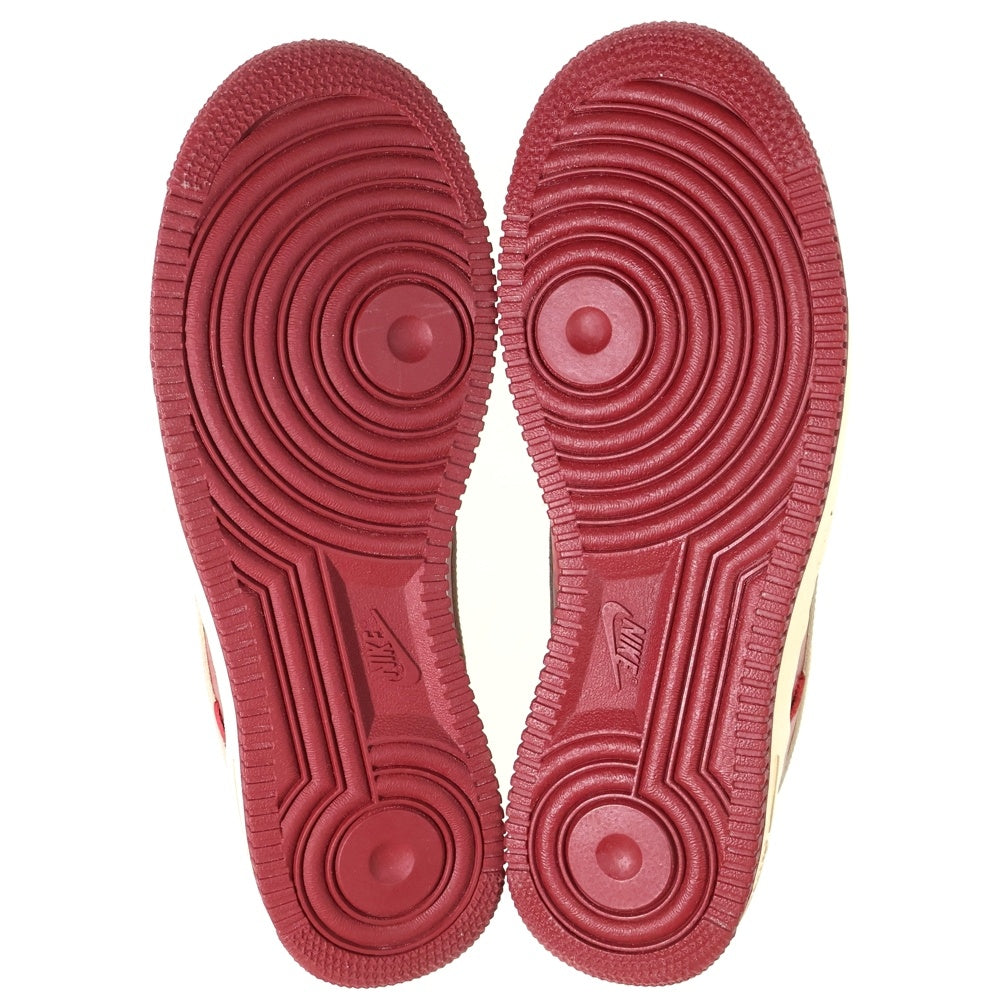 NIKE(ナイキ) 【観賞用】×LeBron James Air Force 1 Low Varsity Crimson 306353-671 レブロンジェームス エアフォース1 ロー ローカットスニーカー レッド US9/27cm